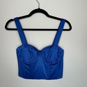 Alice + Olivia Bustier Crop Top